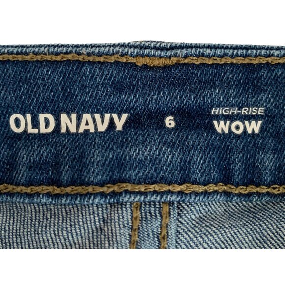 Old Navy Wow Jean High Rise Shorts  Size 6 - Picture 2 of 7